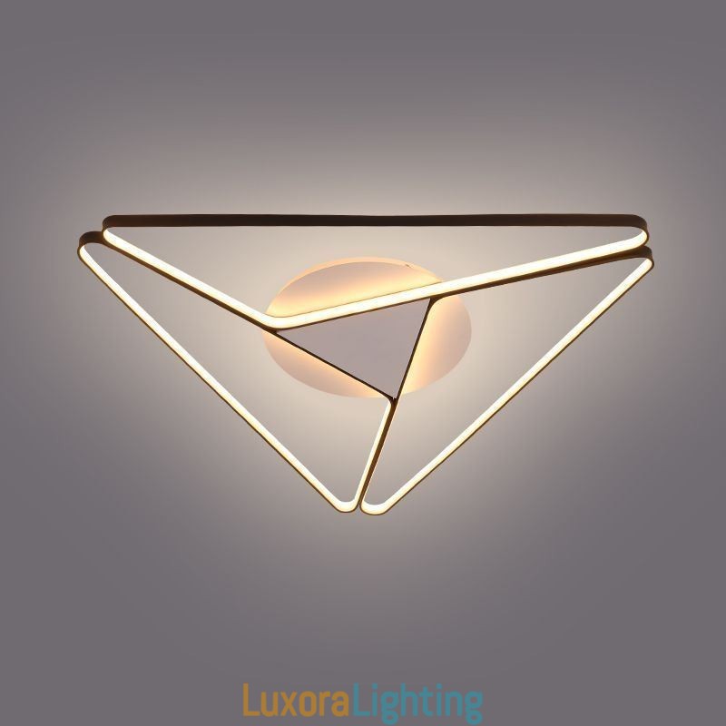 Designer Touch Decorative Flush Mount Minimalist Triangle Ceiling Light