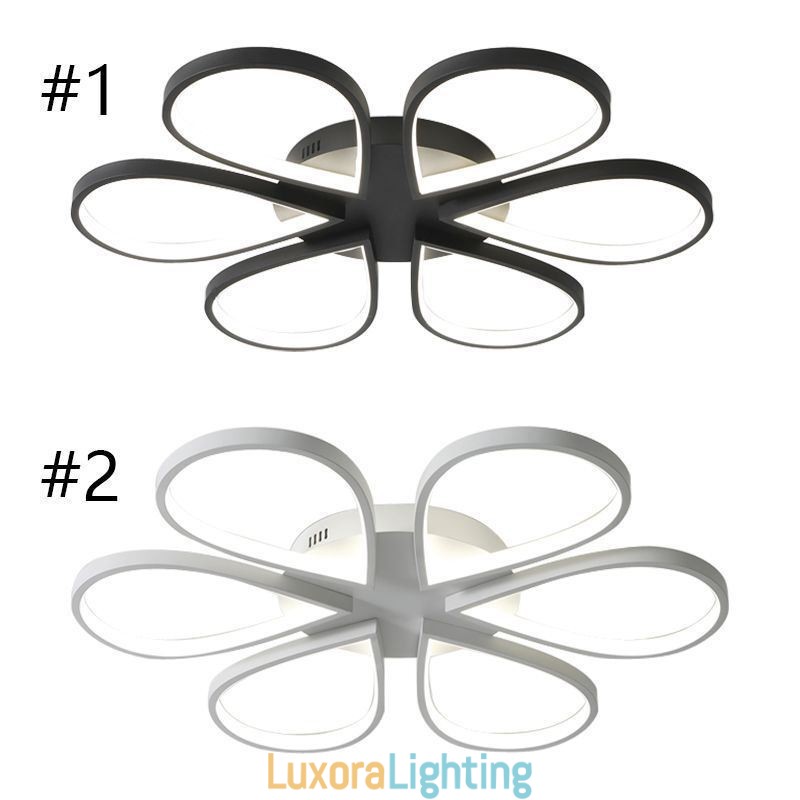 Designer Touch Decorative Flush Mount Minimalist Clover Ceiling Light