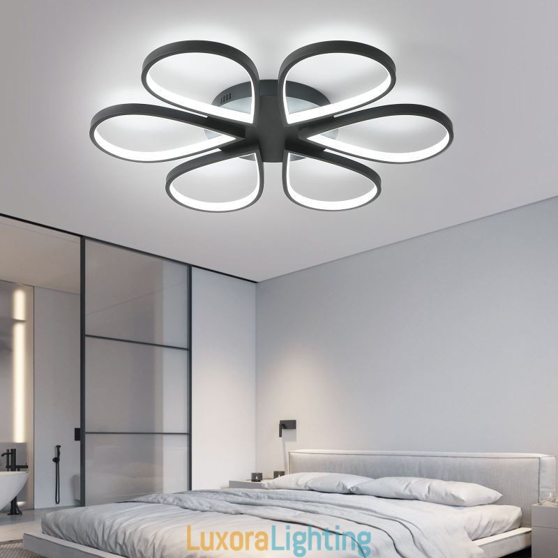 Designer Touch Decorative Flush Mount Minimalist Clover Ceiling Light