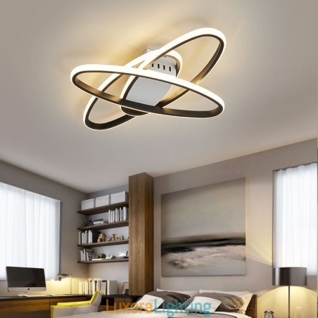 Designer Touch Decorative Flush Mount Minimalist Surround Planet Ceiling Light