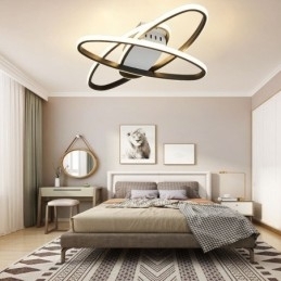 Designer Touch Decorative Flush Mount Minimalist Surround Planet Ceiling Light
