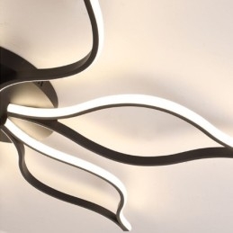 Designer Touch Decorative Flush Mount Minimalist Five Leaf Flower Ceiling Light