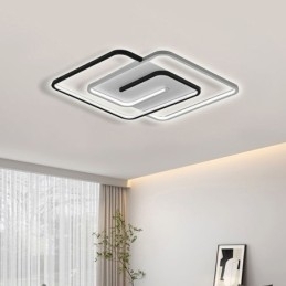 Designer Touch Decorative Flush Mount Acrylic Wrap Square Ceiling Light