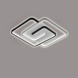 Designer Touch Decorative Flush Mount Acrylic Wrap Square Ceiling Light