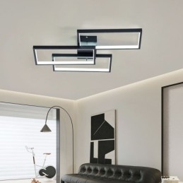 Designer Touch Decorative Flush Mount Acrylic Geometric Rectangular Ceiling Light