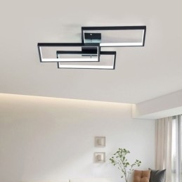 Designer Touch Decorative Flush Mount Acrylic Geometric Rectangular Ceiling Light