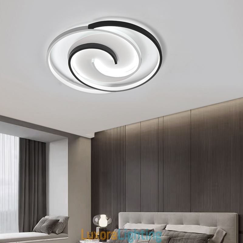 Designer Touch Decorative Flush Mount Acrylic Wrap Round Ceiling Light