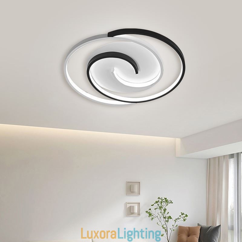 Designer Touch Decorative Flush Mount Acrylic Wrap Round Ceiling Light