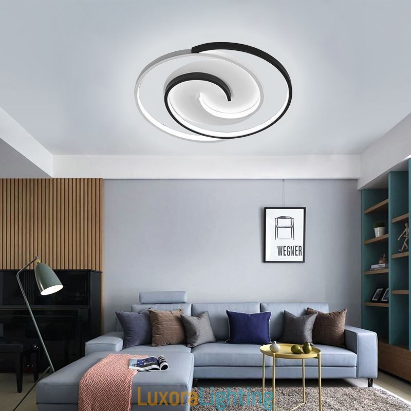 Designer Touch Decorative Flush Mount Acrylic Wrap Round Ceiling Light