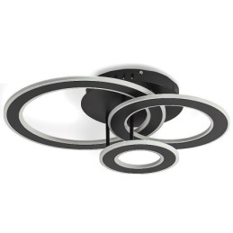 Designer Touch Decorative Flush Mount Triple Acrylic Round Ceiling Light