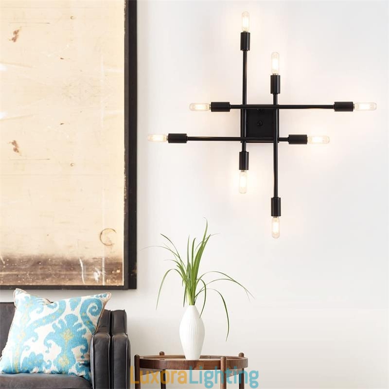 Designer Touch Decorative Country Retro Flush Mount American Industrial Style Ceiling Light