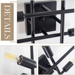 Designer Touch Decorative Country Retro Flush Mount American Industrial Style Ceiling Light