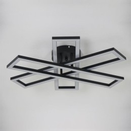 Designer Touch Decorative Minimalist Flush Mount Aluminum Art Windmill Ceiling Light