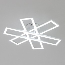 Designer Touch Decorative Minimalist Flush Mount Aluminum Art Windmill Ceiling Light