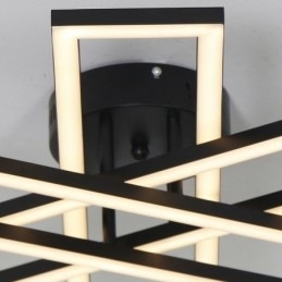 Designer Touch Decorative Minimalist Flush Mount Aluminum Art Windmill Ceiling Light