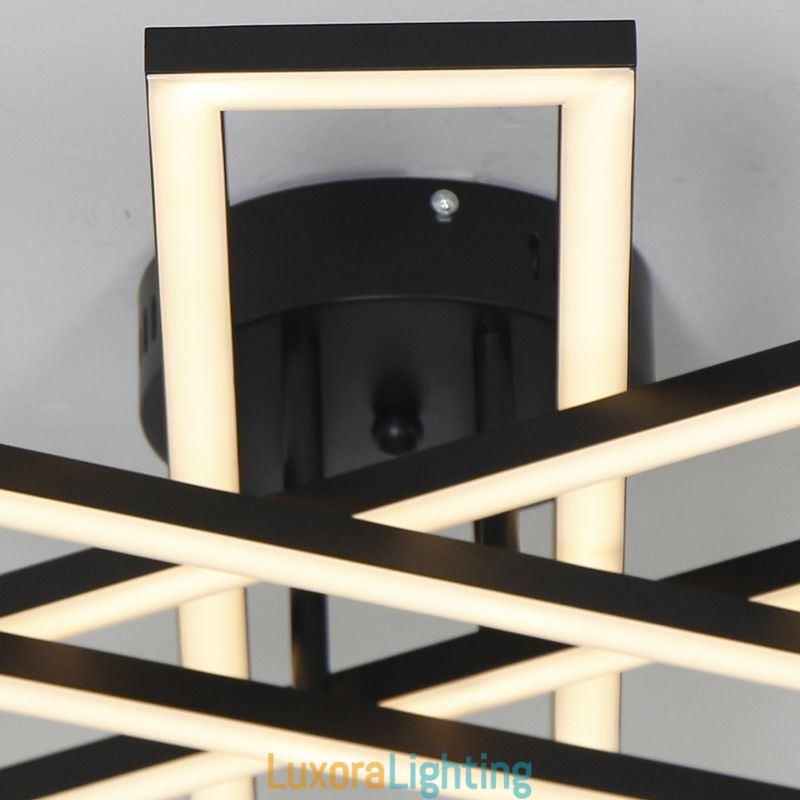 Designer Touch Decorative Minimalist Flush Mount Aluminum Art Windmill Ceiling Light