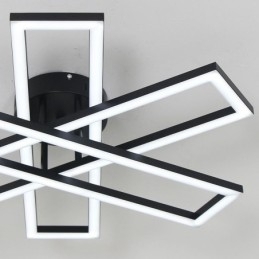 Designer Touch Decorative Minimalist Flush Mount Aluminum Art Windmill Ceiling Light