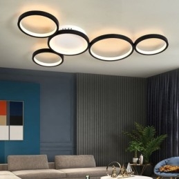 Designer Touch Decorative Modern Flush Mount Aluminum Art Ceiling Light