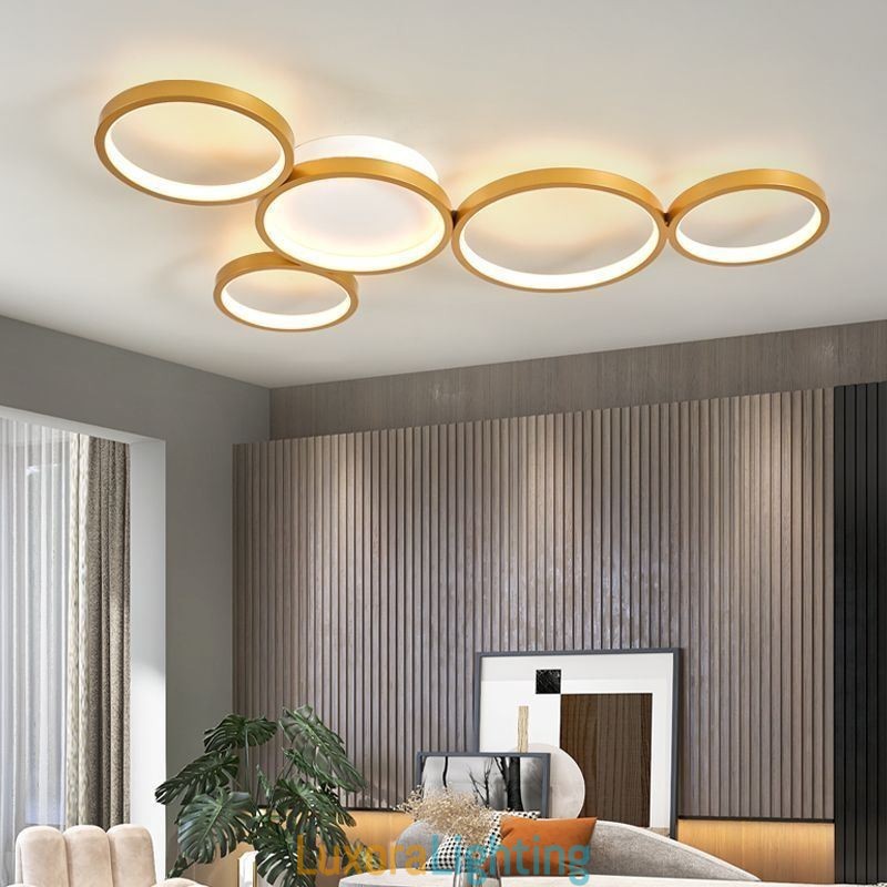 Designer Touch Decorative Modern Flush Mount Aluminum Art Ceiling Light