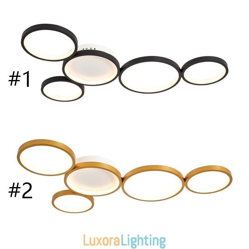 Designer Touch Decorative Modern Flush Mount Aluminum Art Ceiling Light