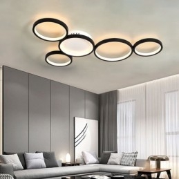 Designer Touch Decorative Modern Flush Mount Aluminum Art Ceiling Light