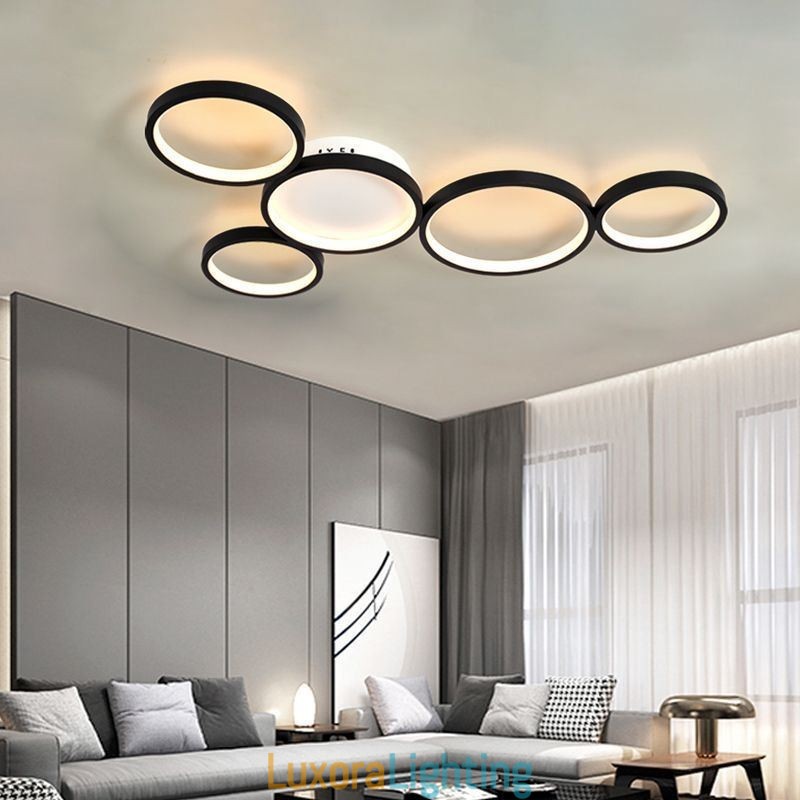 Designer Touch Decorative Modern Flush Mount Aluminum Art Ceiling Light