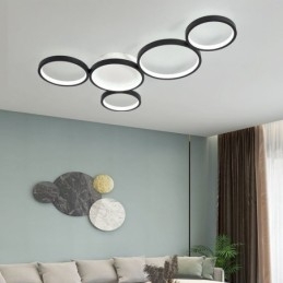 Designer Touch Decorative Modern Flush Mount Aluminum Art Ceiling Light