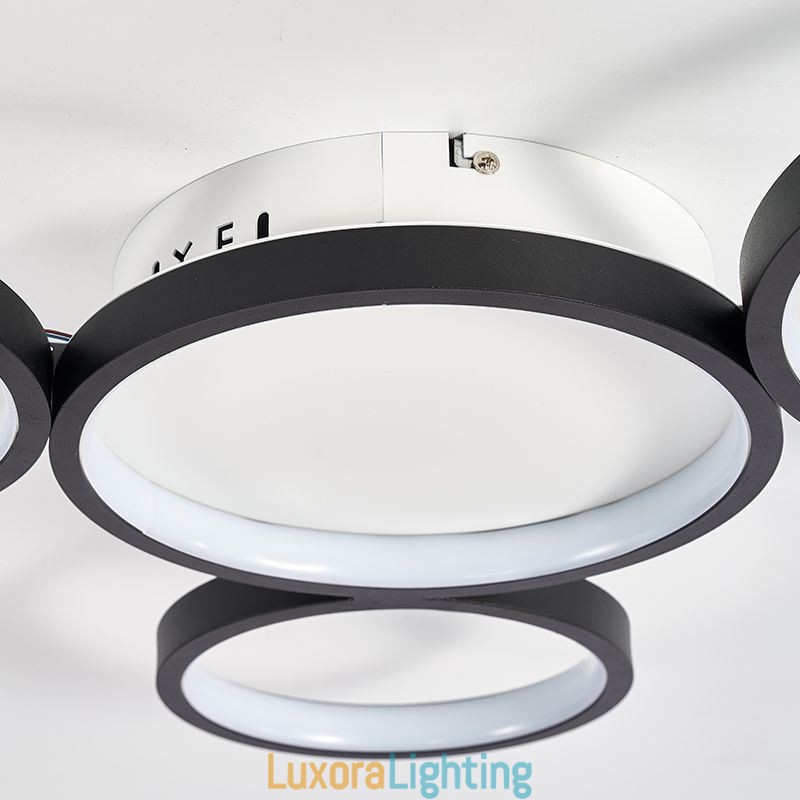 Designer Touch Decorative Modern Flush Mount Aluminum Art Ceiling Light