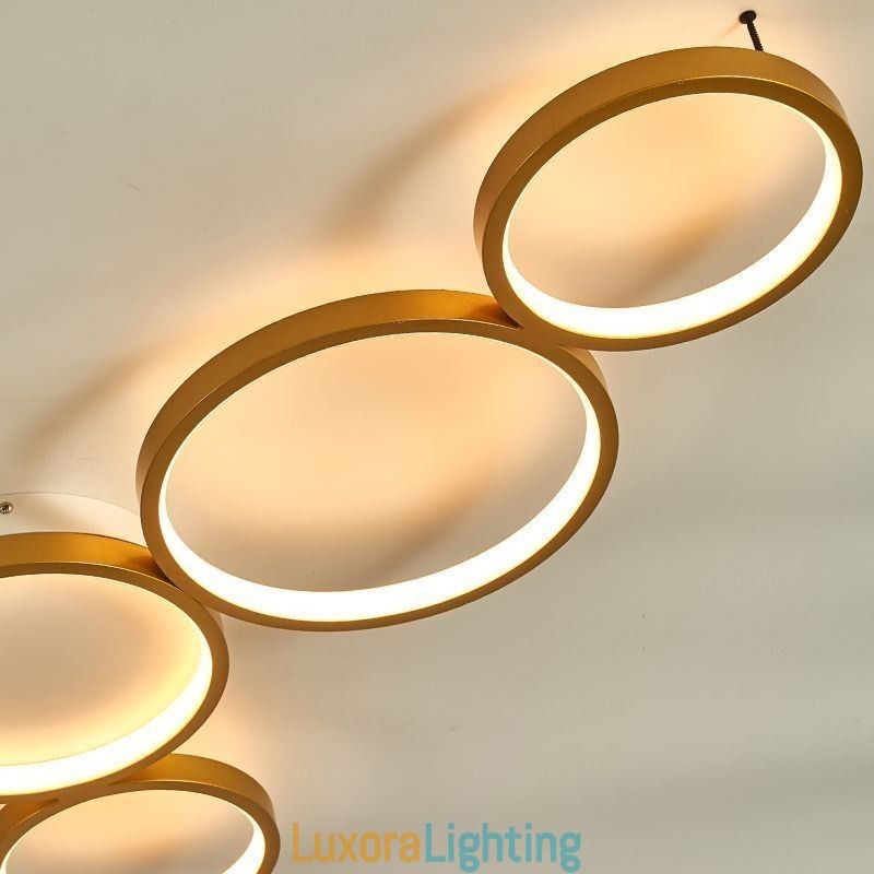 Designer Touch Decorative Modern Flush Mount Aluminum Art Ceiling Light