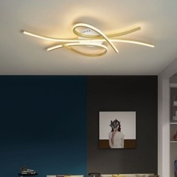 Designer Touch Decorative Minimalist Flush Mount Aluminum Art Butterfly Ceiling Light