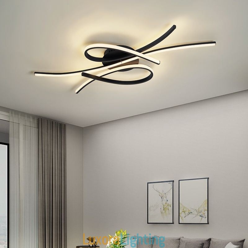 Designer Touch Decorative Minimalist Flush Mount Aluminum Art Butterfly Ceiling Light