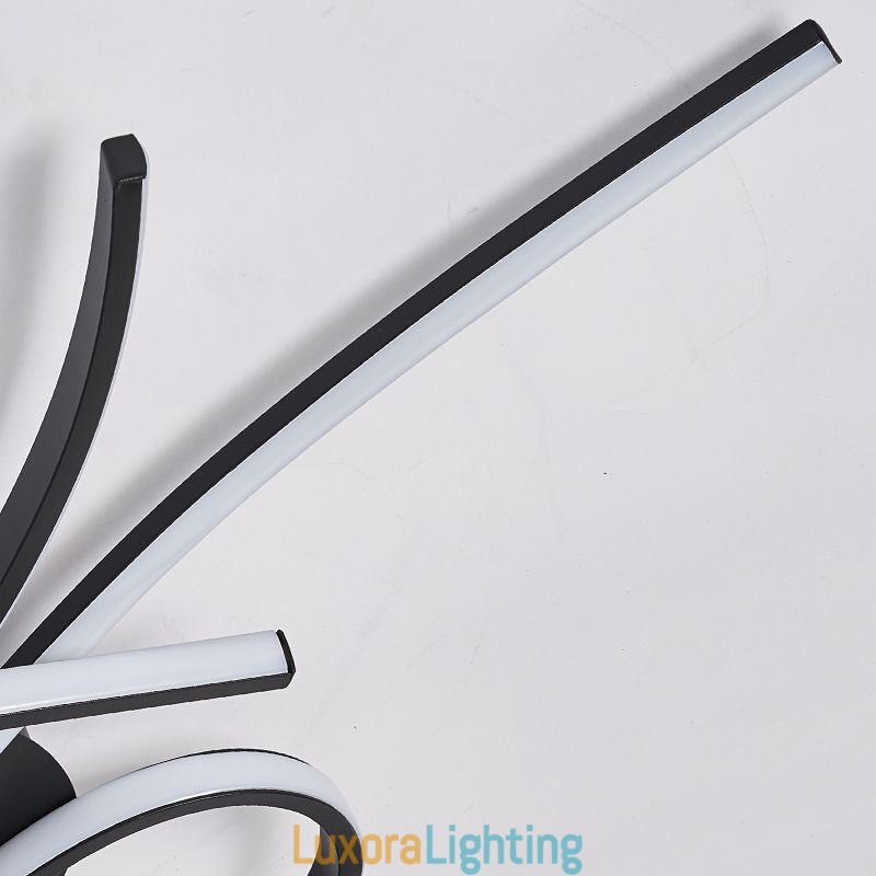 Designer Touch Decorative Minimalist Flush Mount Aluminum Art Butterfly Ceiling Light