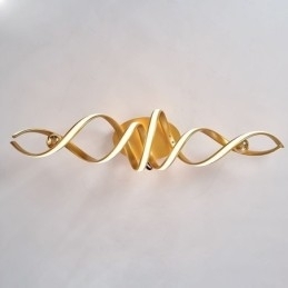 Designer Touch Decorative Modern Flush Mount Aluminum Art Spiral Ceiling Lamp Light