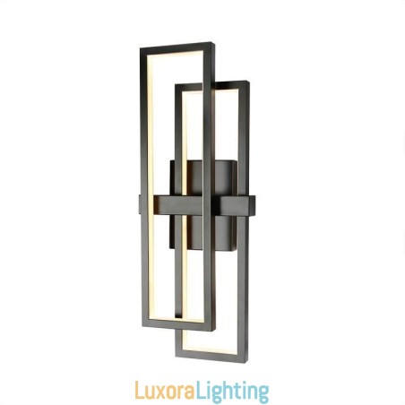 Designer Touch Decorative Minimalist Flush Mount Aluminum Art Geometric Square Ceiling Light