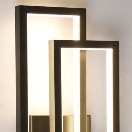 Designer Touch Decorative Minimalist Flush Mount Aluminum Art Geometric Square Ceiling Light