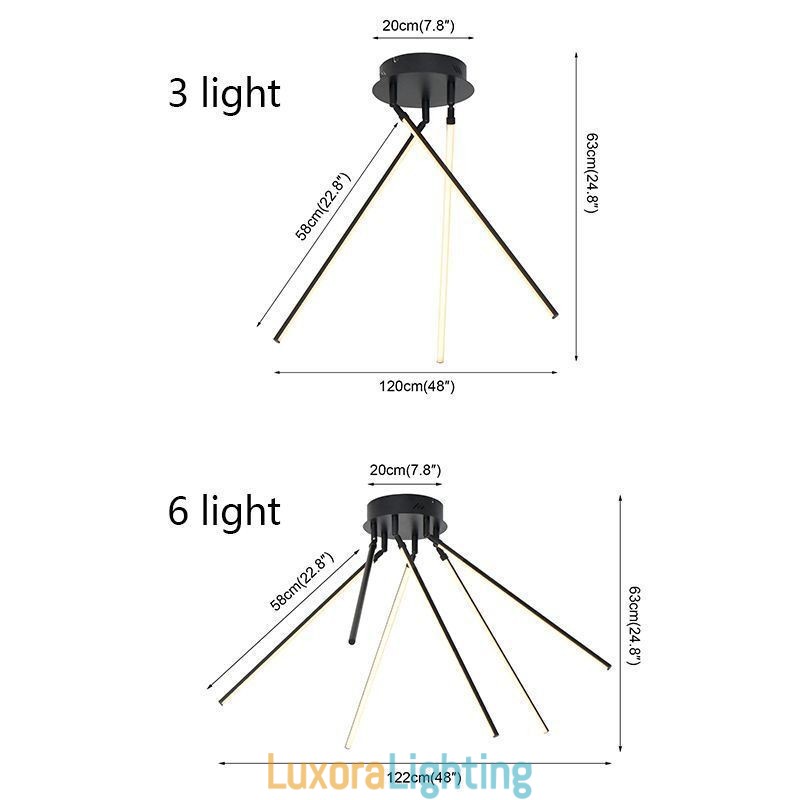 Designer Touch Decorative Creative Flush Mount Aluminum Art Windmill Ceiling Lamp