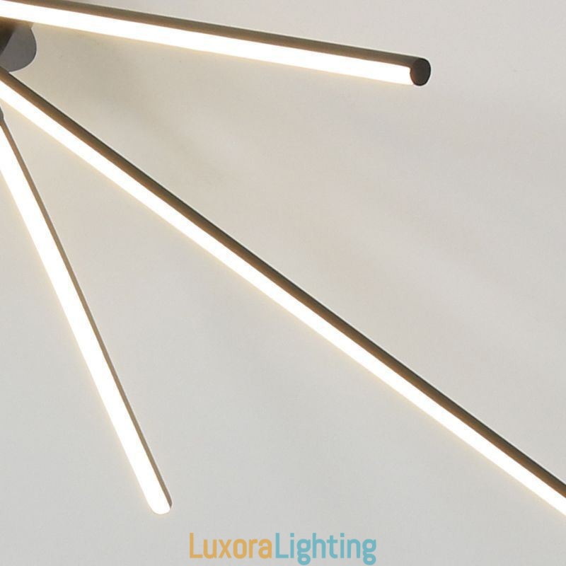 Designer Touch Decorative Creative Flush Mount Aluminum Art Windmill Ceiling Lamp