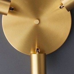 Designer Touch Decorative Modern Flush Mount Golden Black Flush Mount with 3 Lights Copper Art Home Lighting