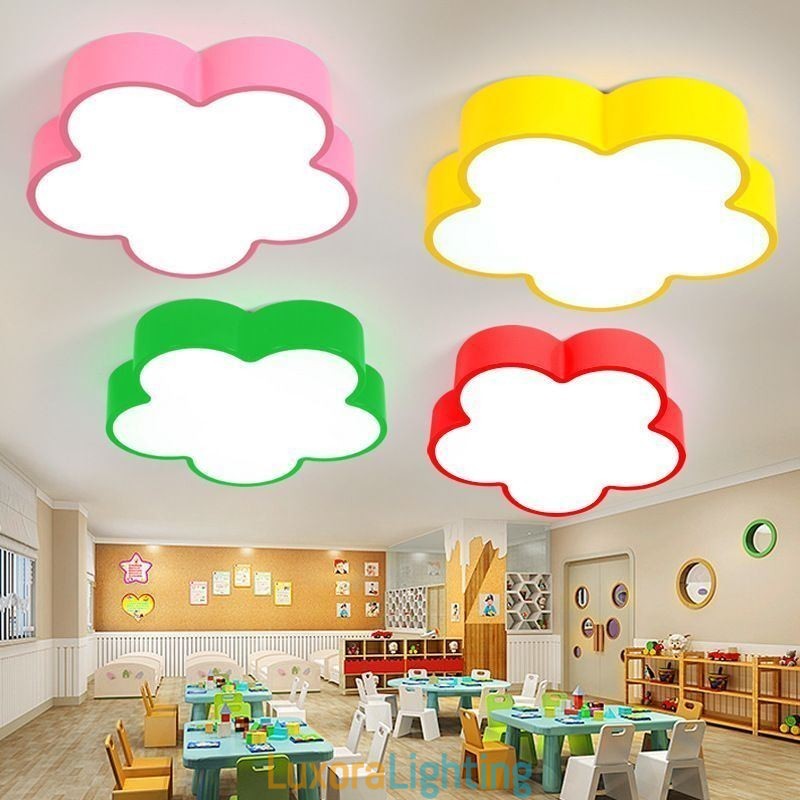 Designer Touch Decorative Cartoon Ceiling Light Modern Flower Flush Mount