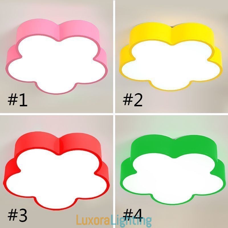 Designer Touch Decorative Cartoon Ceiling Light Modern Flower Flush Mount