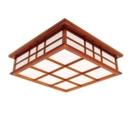 Designer Touch Decorative Retro Style Ceiling Light Wooden Flush Mount