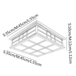 Designer Touch Decorative Retro Style Ceiling Light Wooden Flush Mount