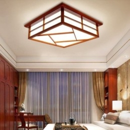 Designer Touch Decorative Retro Style Ceiling Light Square Flush Mount