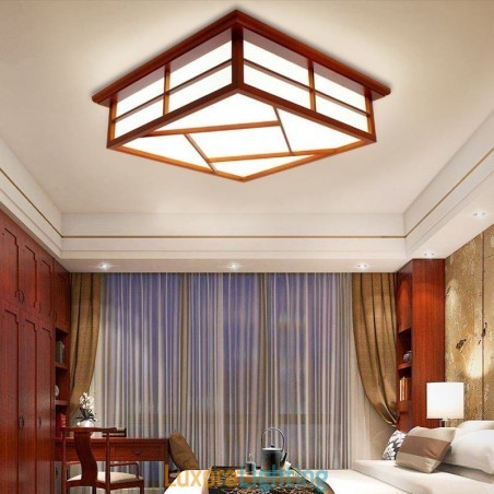 Designer Touch Decorative Retro Style Ceiling Light Square Flush Mount