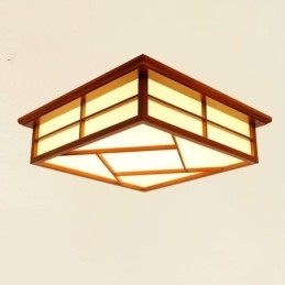 Designer Touch Decorative Retro Style Ceiling Light Square Flush Mount