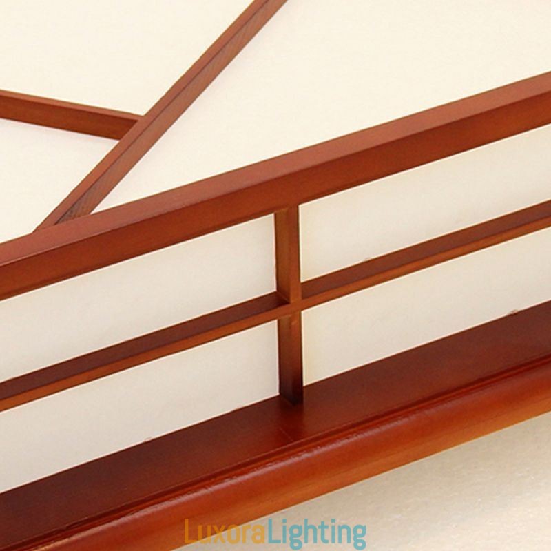 Designer Touch Decorative Retro Style Ceiling Light Square Flush Mount