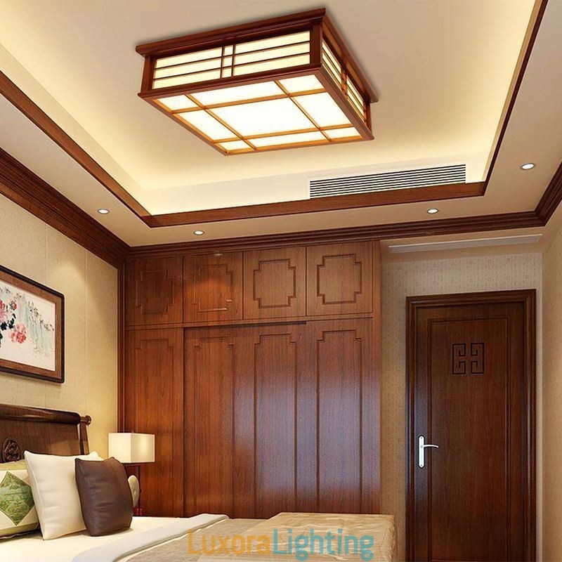 Designer Touch Decorative Retro Ceiling Light Wooden Ceiling Lamp