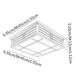 Designer Touch Decorative Retro Ceiling Light Wooden Ceiling Lamp