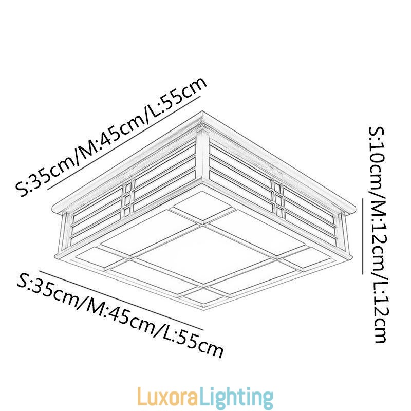 Designer Touch Decorative Retro Ceiling Light Wooden Ceiling Lamp