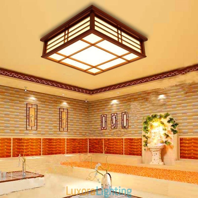 Designer Touch Decorative Retro Ceiling Light Wooden Ceiling Lamp